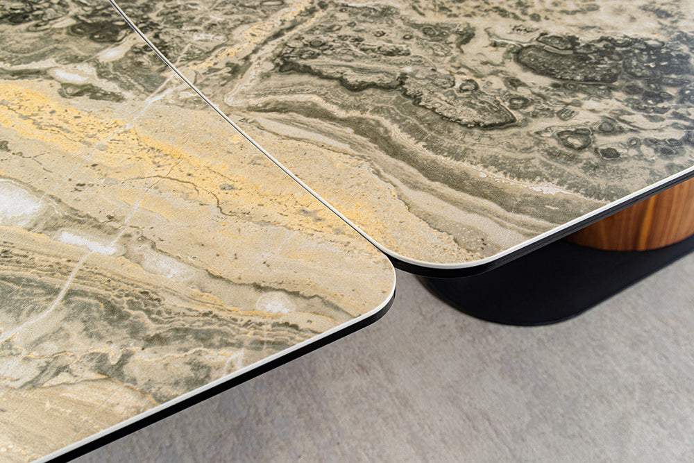 ELEMENTS bézs kerámia étkezőasztal 180-260 cm