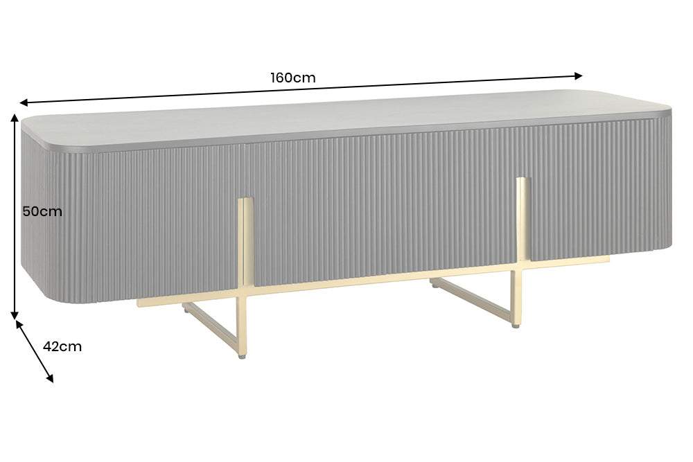 GATSBY fekete mangófa tv szekrény