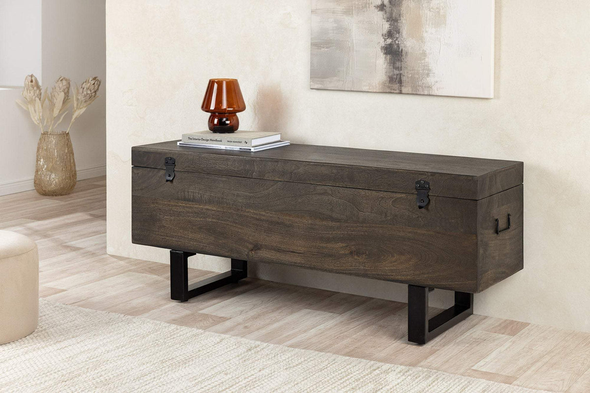 FACTORY LOFT barna mangófa dohányzóasztal