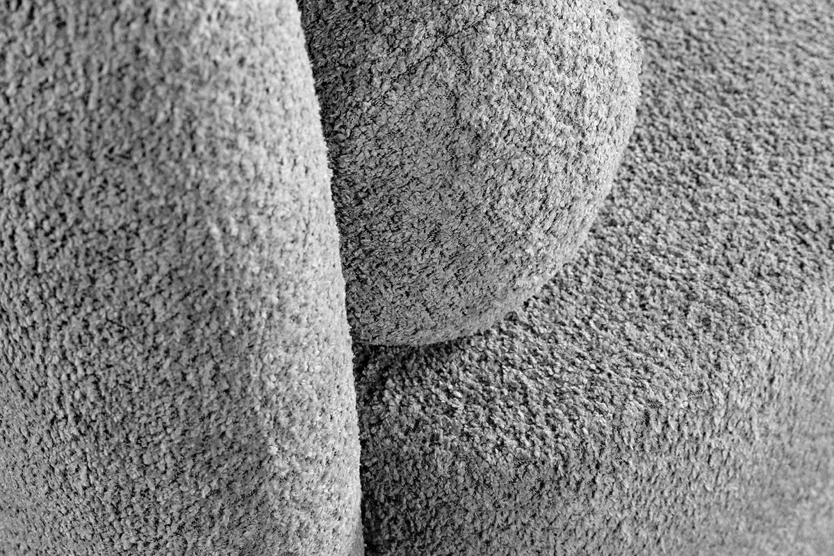 ART DECO szürke buklé kanapé