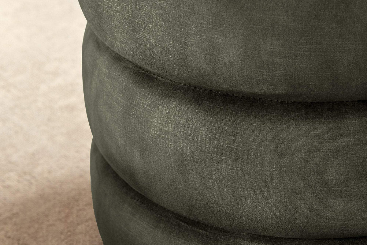 VOQUE zöld bársony lábtartó