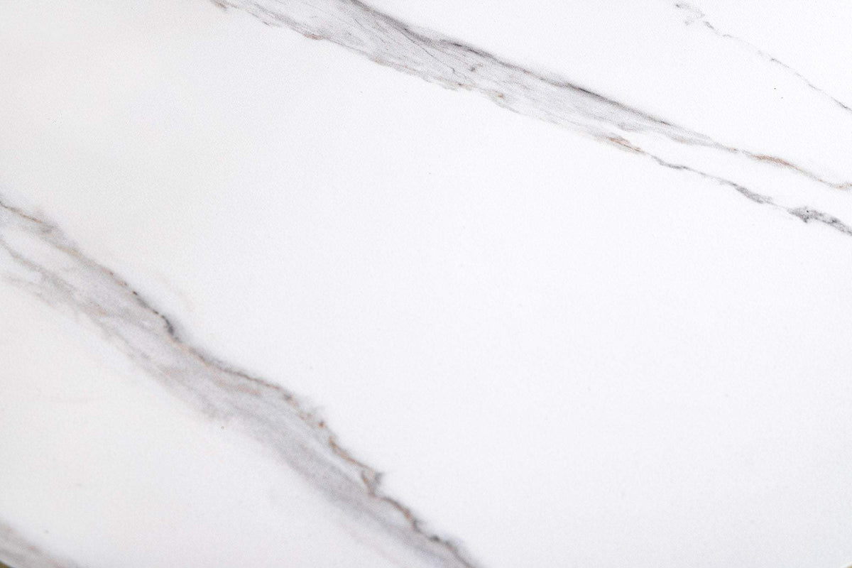 DANCING RINGS fehér kerámia dohányzóasztal