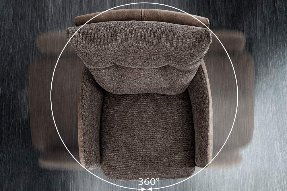 BIG GEORGE taupe szövet bárszék