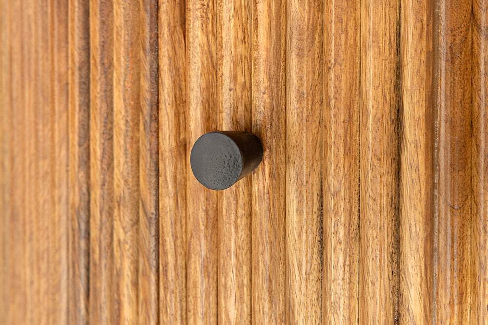 TRES CHIC barna mangófa étkezőasztal 120 cm