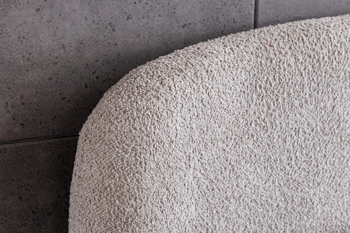 ART DECO szürkésbarna buklé ágy 180x200 cm