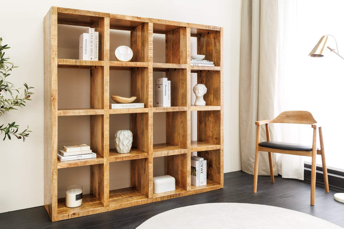 IRON CRAFT barna mangófa polc