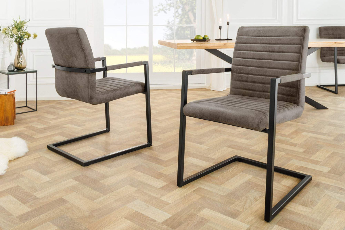 LOFT taupe mikroszálas szék