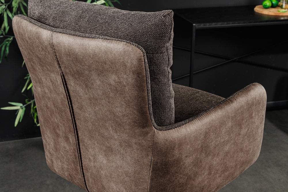 BIG GEORGE taupe szövet bárszék