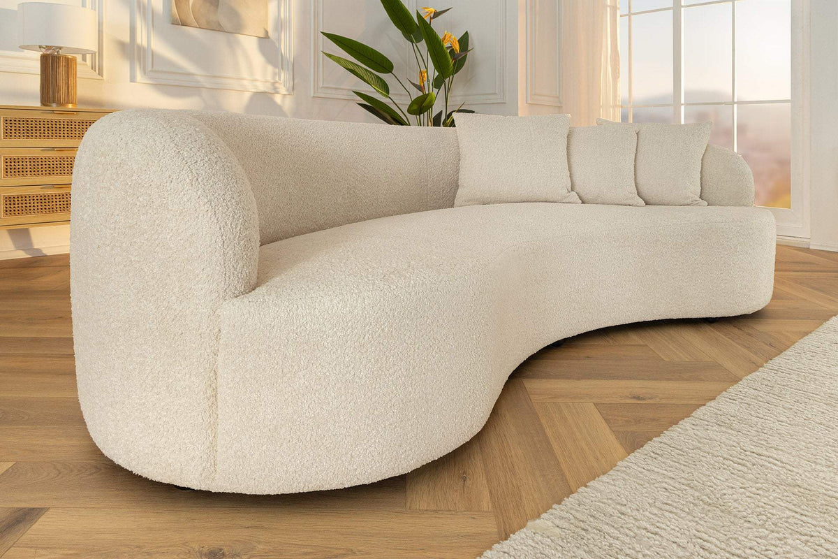 ATELIER bézs buklé kanapé