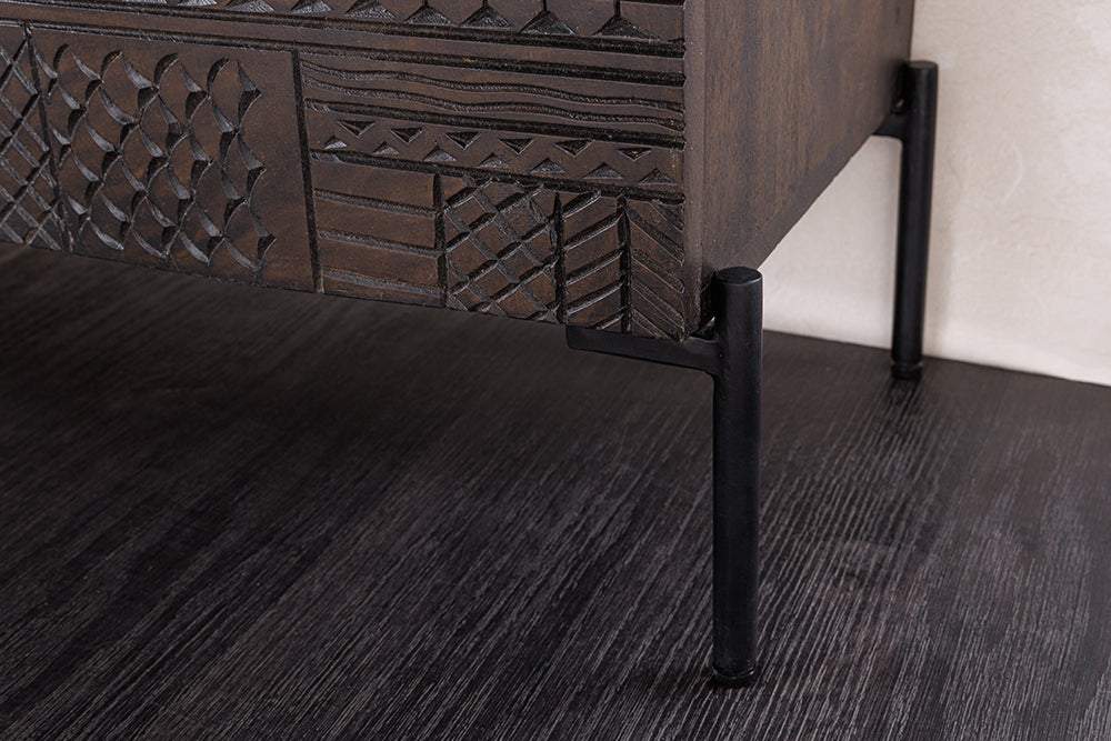 TRIBAL barna mangófa komód