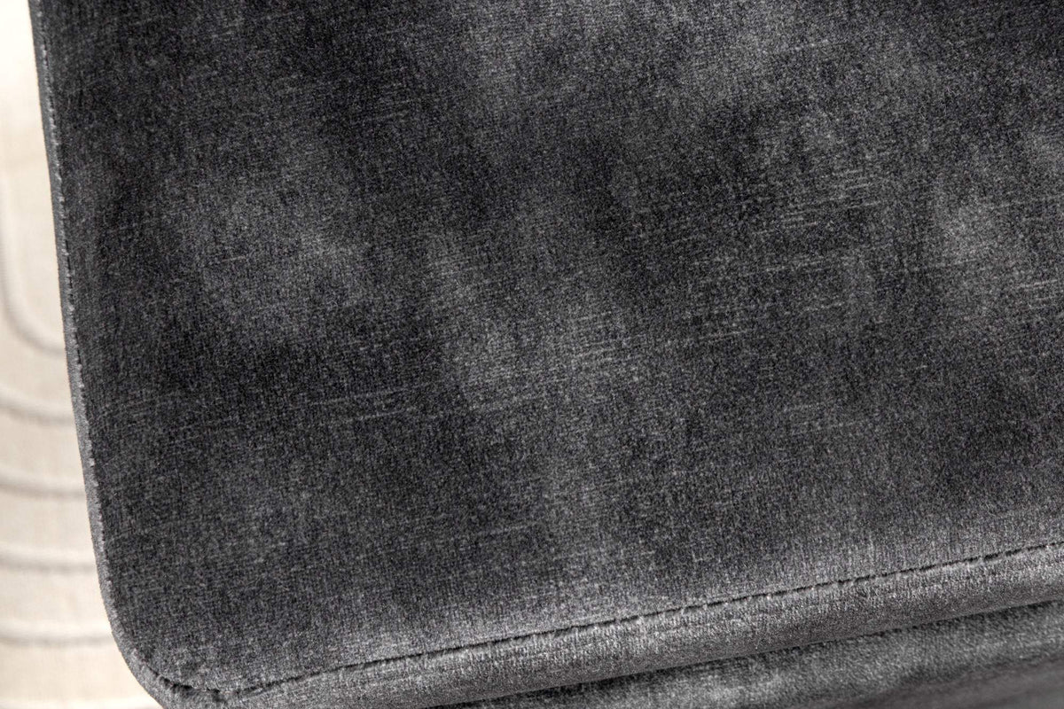 LOFT szürke bársony padlópad