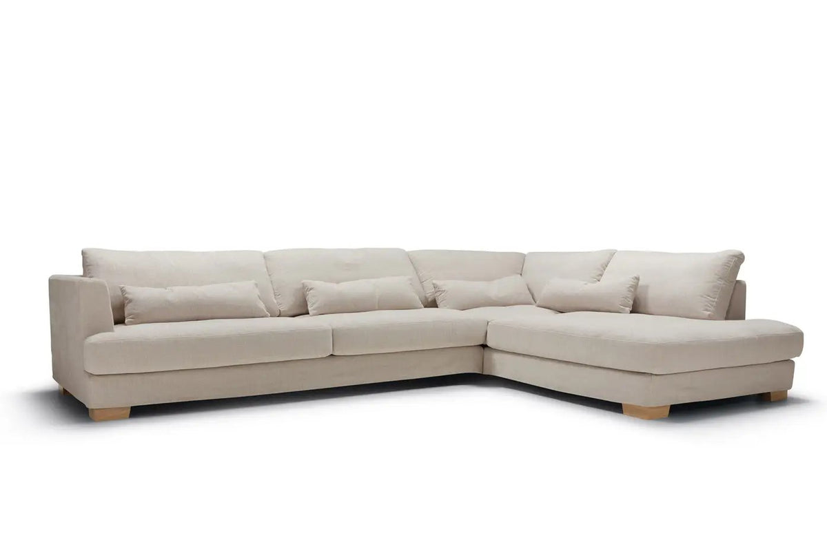 BRANDON bézs moduláris sarokkanapé