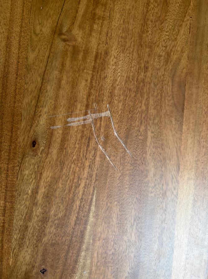 MAMMUT X fekete és akác étkezőasztal 240cm (60mm vastagság) - SZÉPSÉGHIBÁS