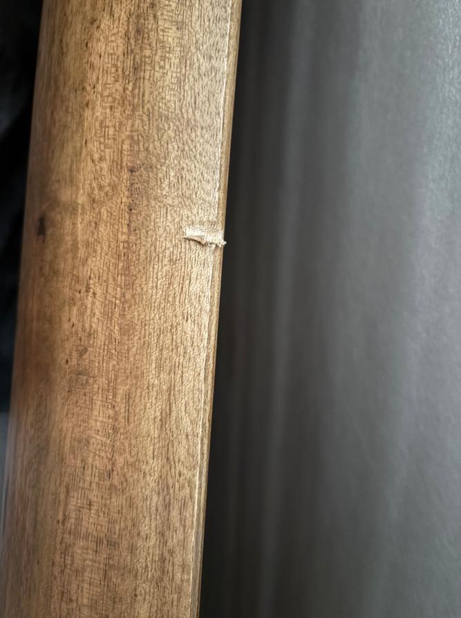 MAMMUT X fekete és akác étkezőasztal 240cm (60mm vastagság) - SZÉPSÉGHIBÁS