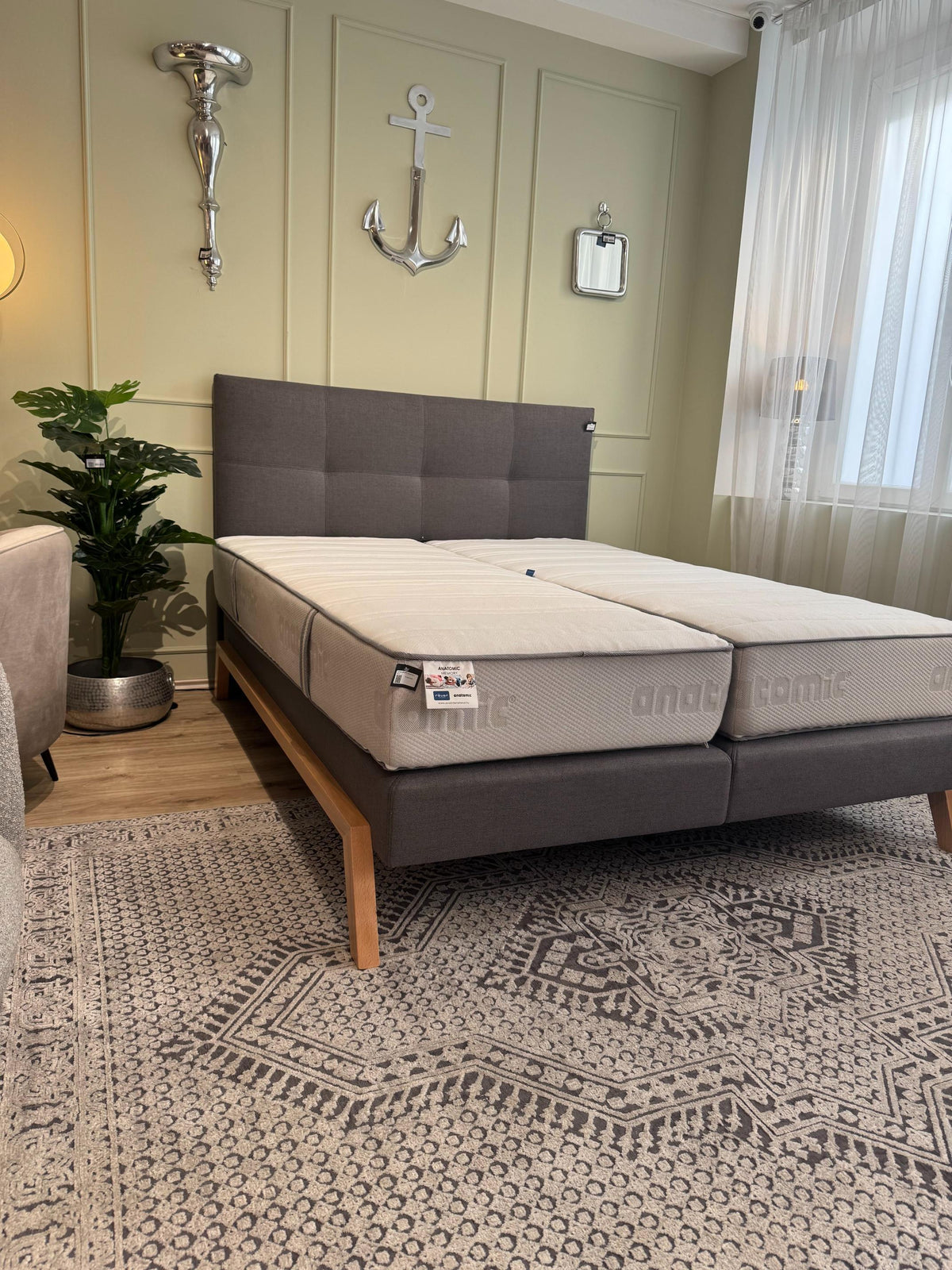 WOODBOX boxspring ágy 160 cm - SZÉPSÉGHIBÁS