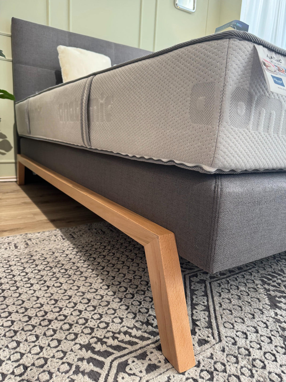 WOODBOX boxspring ágy 160 cm - SZÉPSÉGHIBÁS