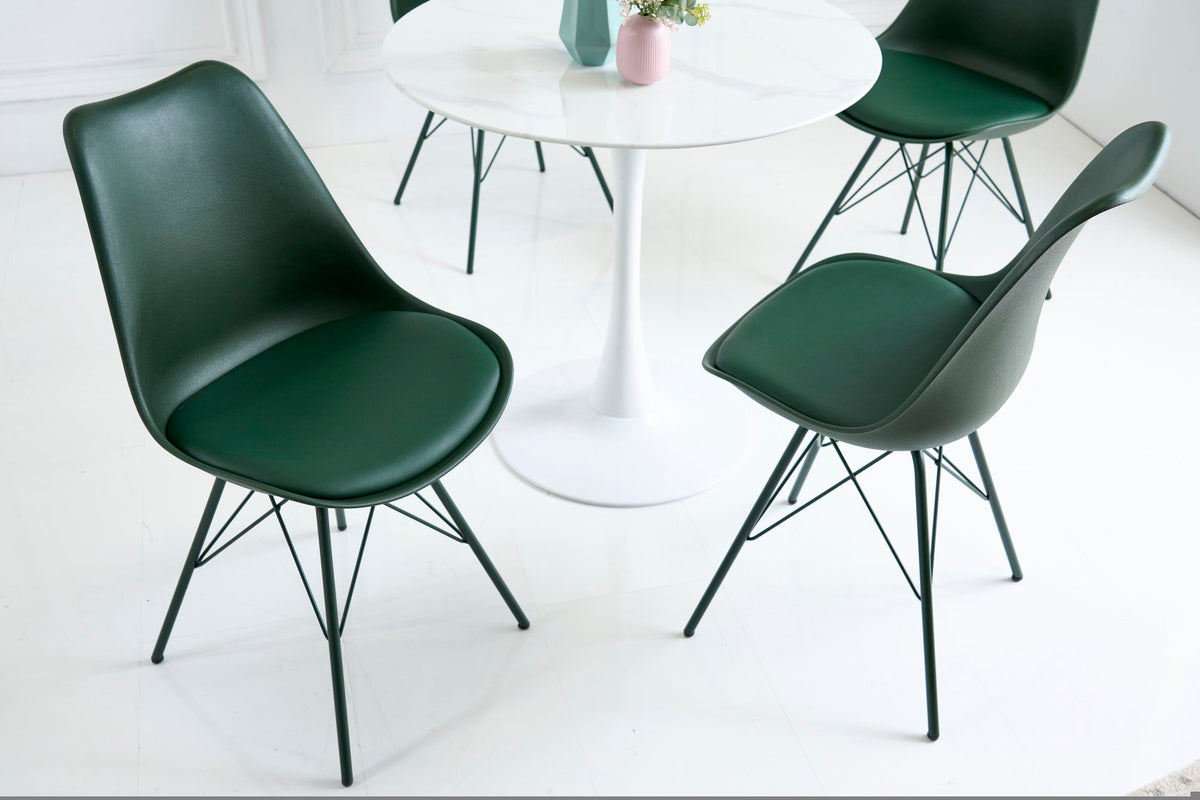 SCANDINAVIA zöld műanyag szék