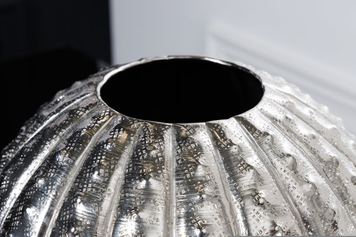 ABSTRACT ezüst alumínium váza 30cm