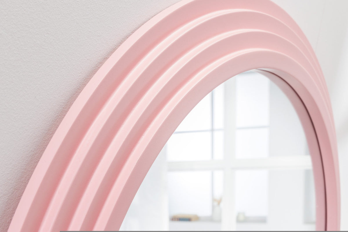 WAVE rózsaszín fali tükör 160cm