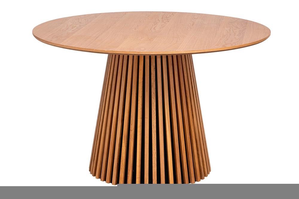 VALHALLA WOOD barna tölgyfa étkezőasztal 120cm