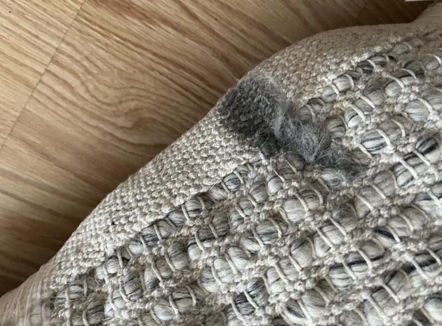 INFINITY HOME szürke szövet szőnyeg - SZÉPSÉGHIBÁS
