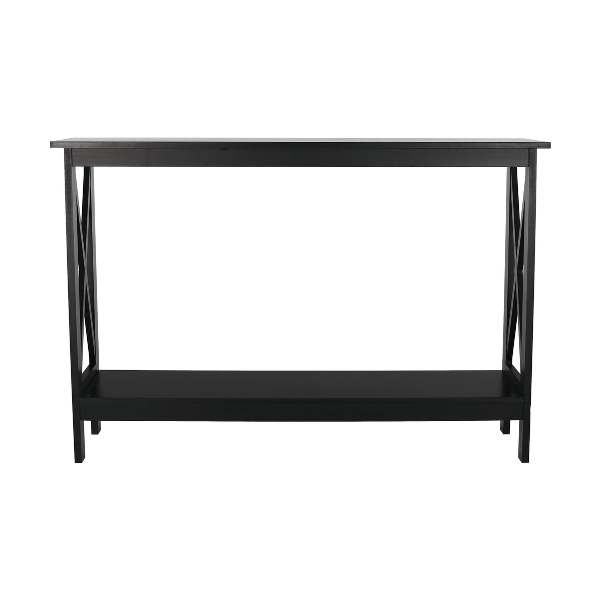 APOLOS fekete mdf konzol asztal