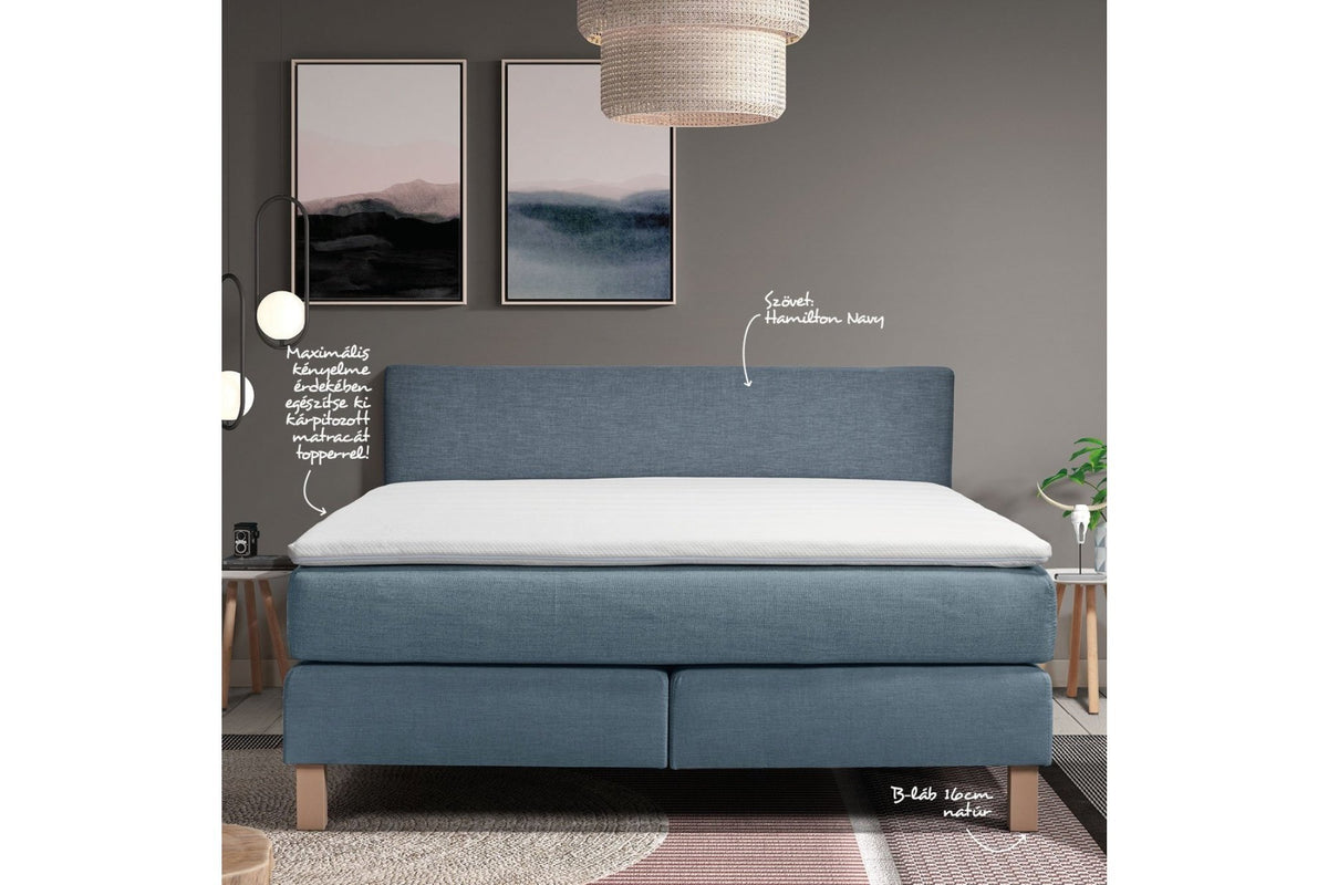 BE COMFY boxspring ágy 140 cm