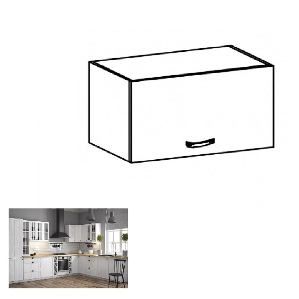 PROVANCE fehér mdf felső konyhaszekrény 50cm