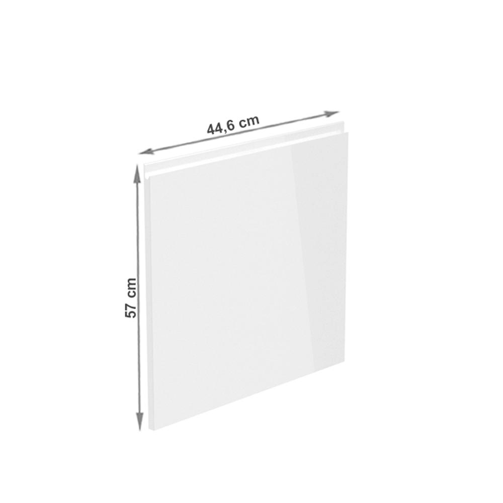 AURORA fehér mdf mosogatógép előlap 44,6cm