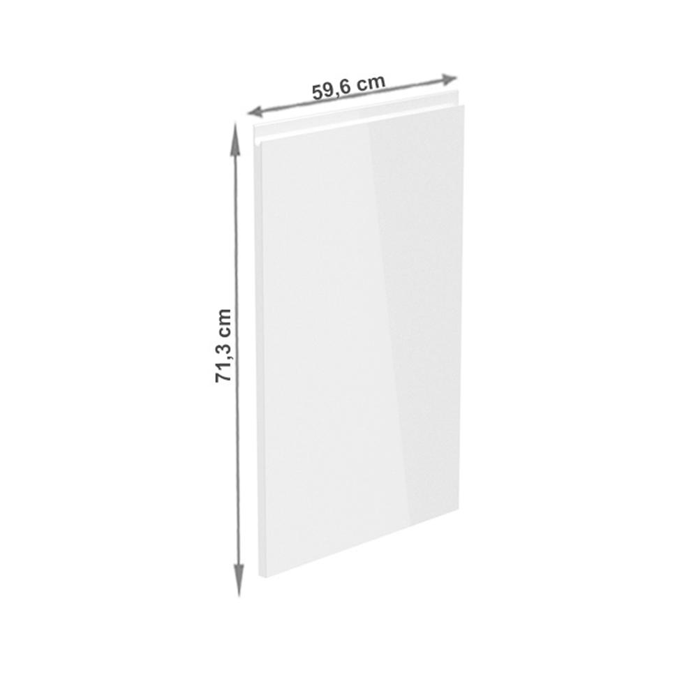 AURORA III fehér mdf mosogatógép előlap 59,6cm