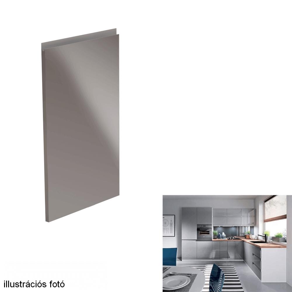 AURORA szürke mdf mosogatógép előlap 44,9cm