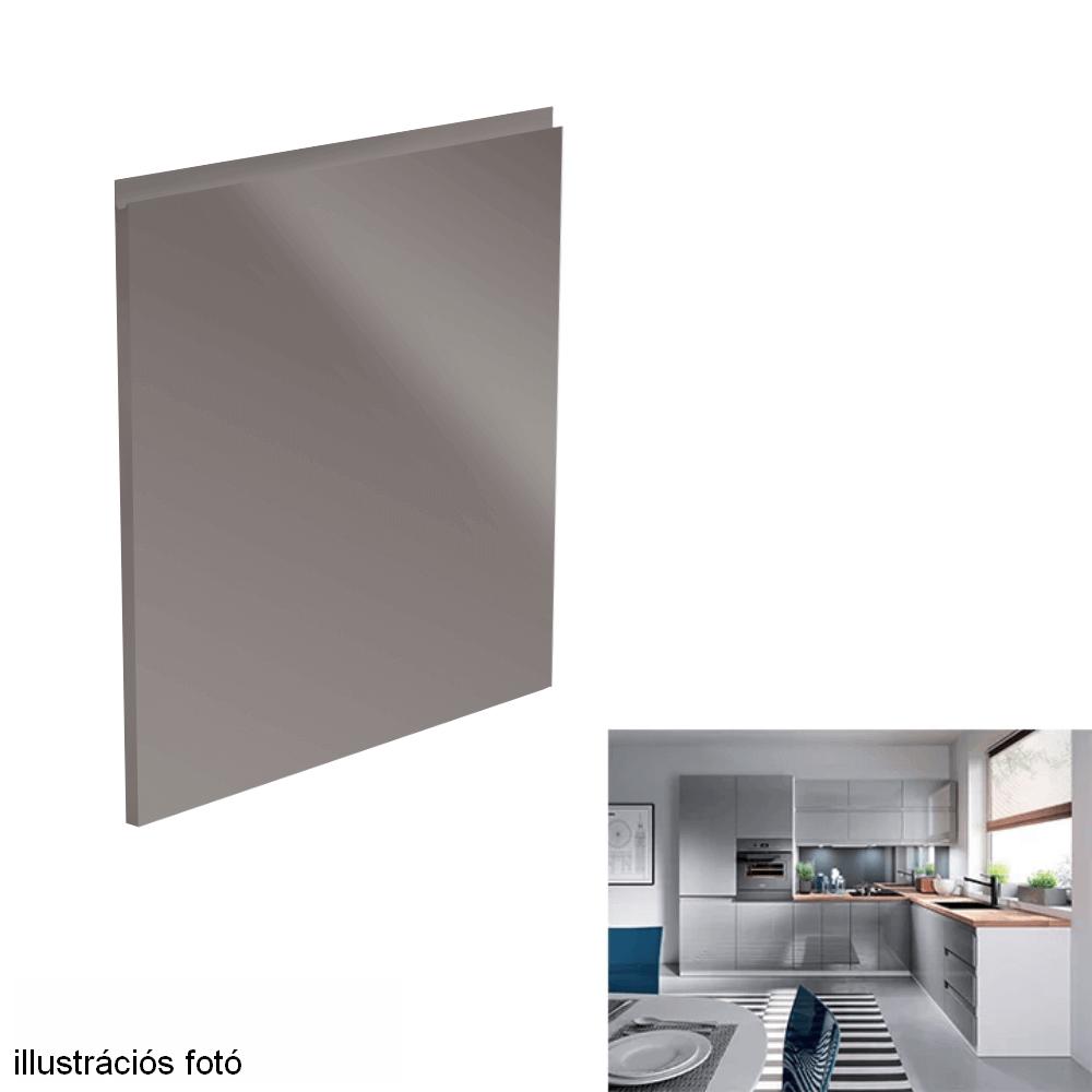 AURORA szürke mdf mosogatógép előlap 44,6cm