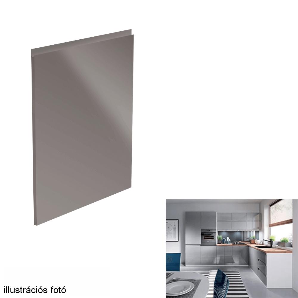 AURORA II szürke mdf mosogatógép előlap 59,6cm