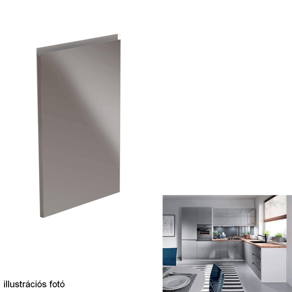 AURORA szürke mdf mosogatógép előlap 59,6cm