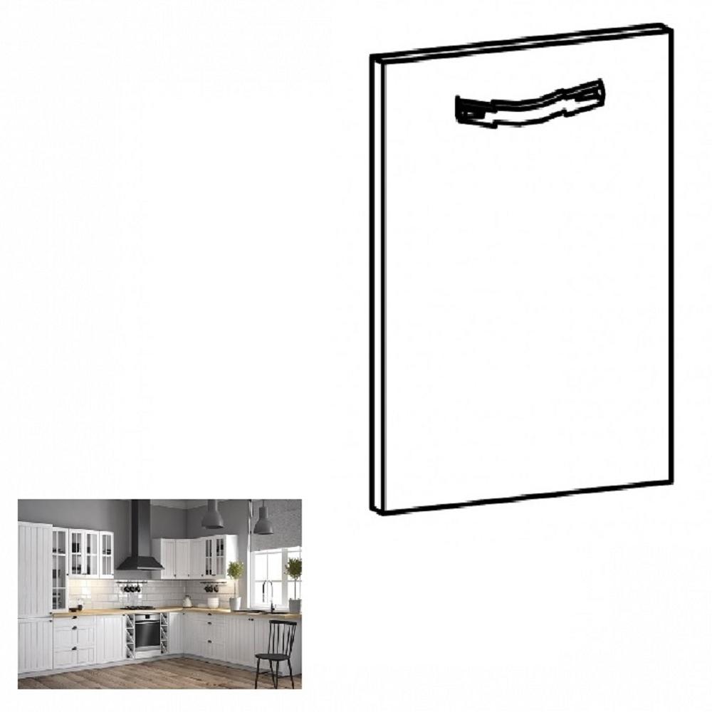 PROVANCE barna mdf mosogatógép előlap fogantyúval 44,6cm