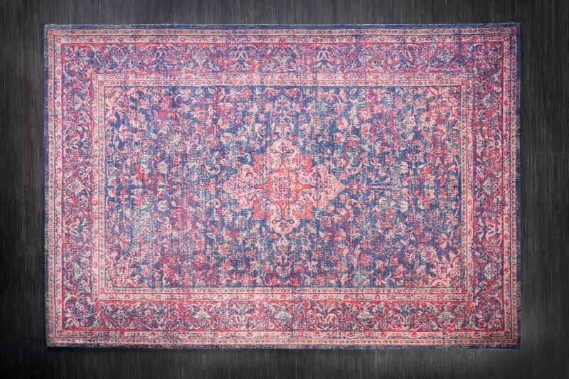 OLD MARRAKESCH kék-piros polyester szőnyeg 240x160cm