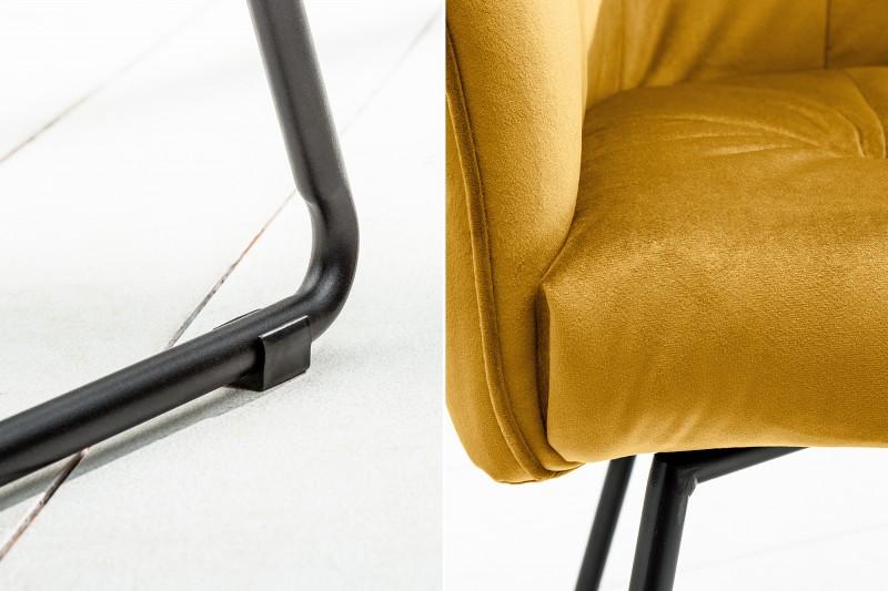 LOFT sárga karfás szék