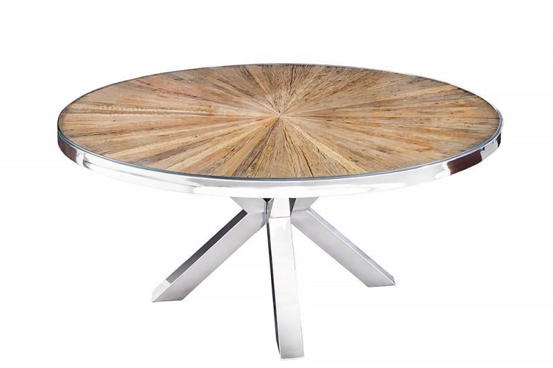 BARRACUDA teakfa kerek étkezőasztal 120cm