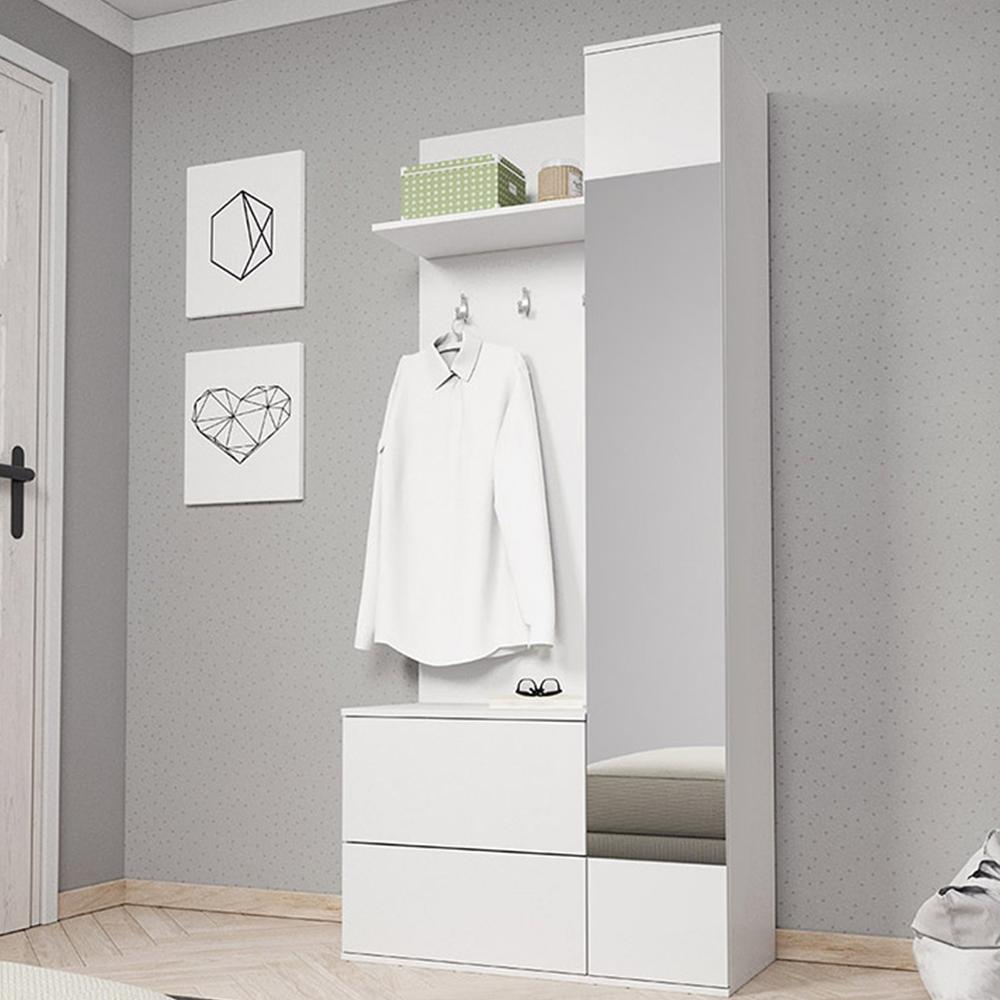 GADIS fehér mdf előszobafal