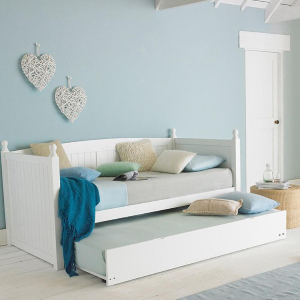 GLAMIS fehér mdf ágy