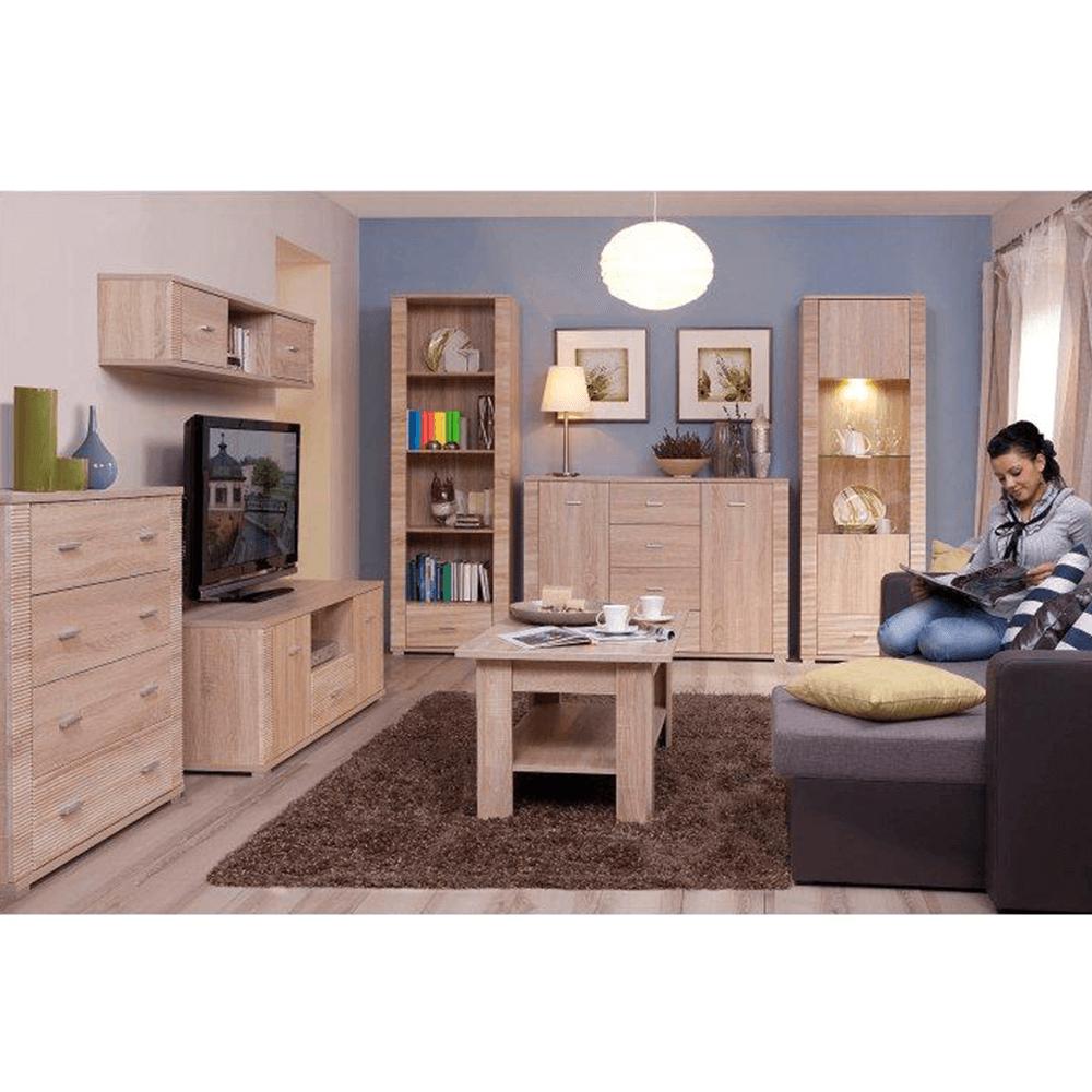 GRAND barna mdf vitrin