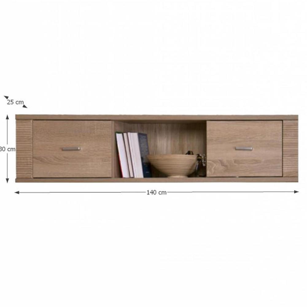 GRAND barna mdf polcok
