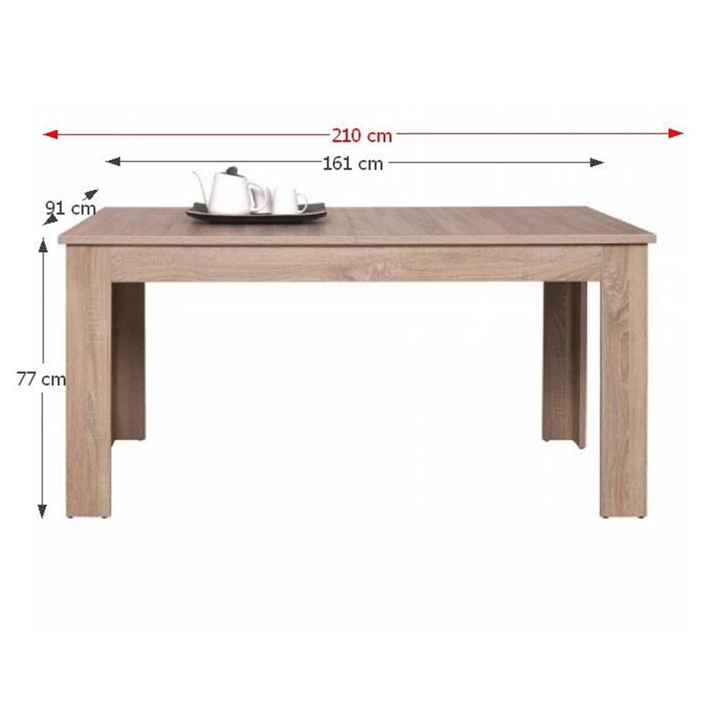 GRAND barna mdf étkezőasztal 210cm