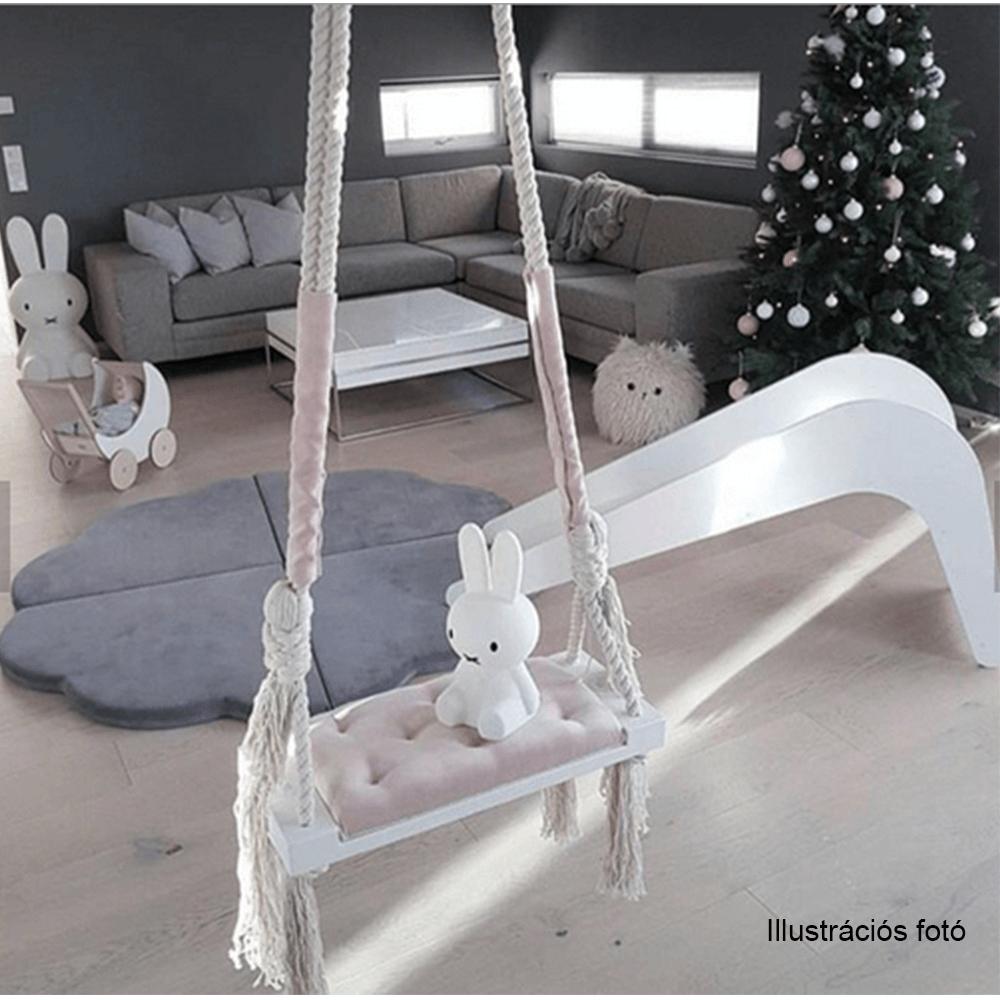 SVING fehér fa hintaszék