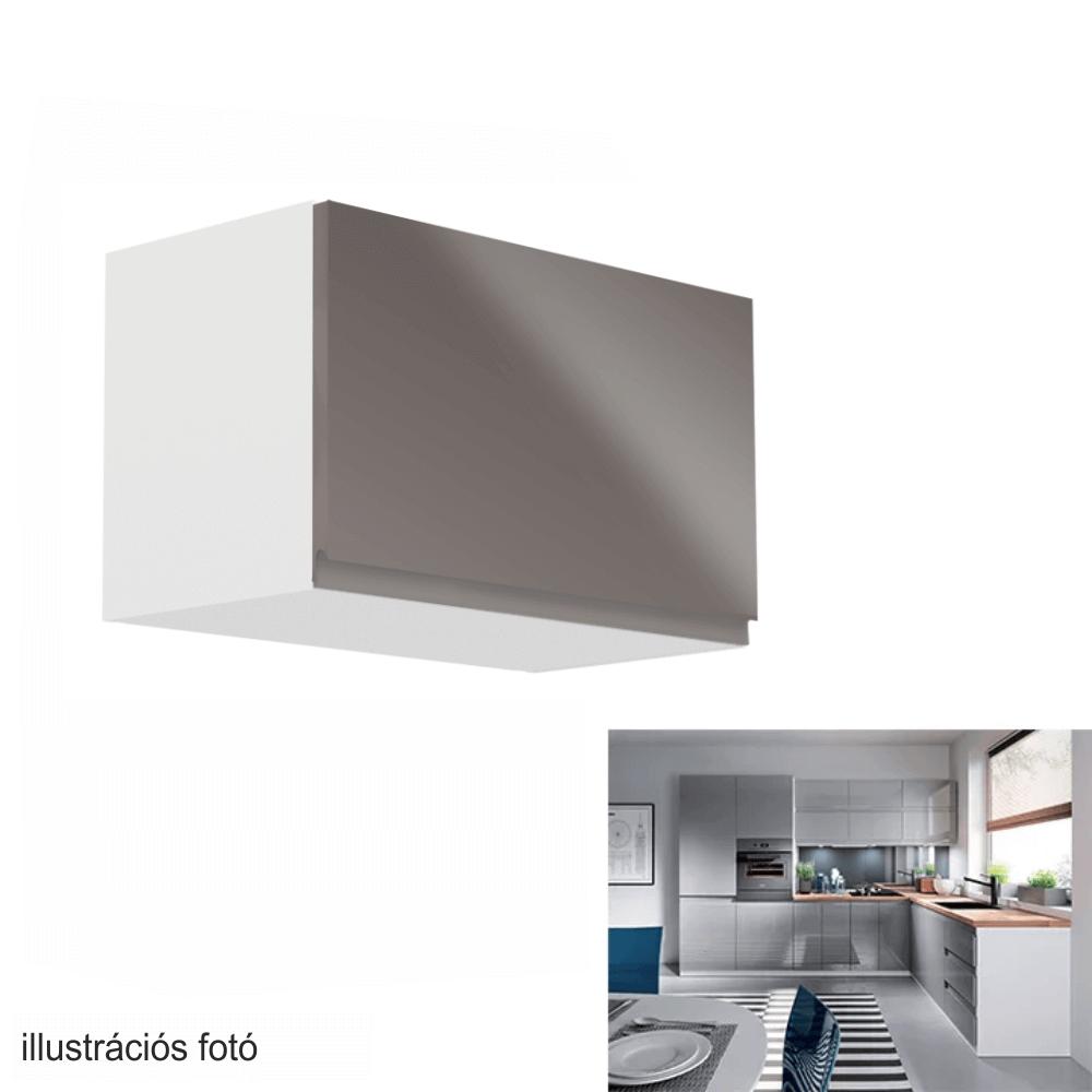 AURORA szürke mdf felső konyhaszekrény 60cm