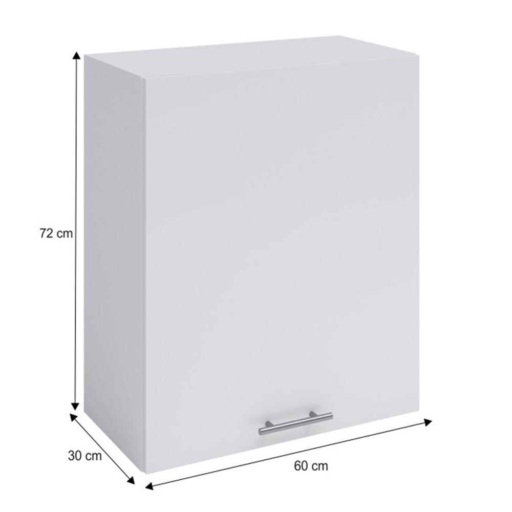 FABIANA fehér mdf felső konyhaszekrény 60cm