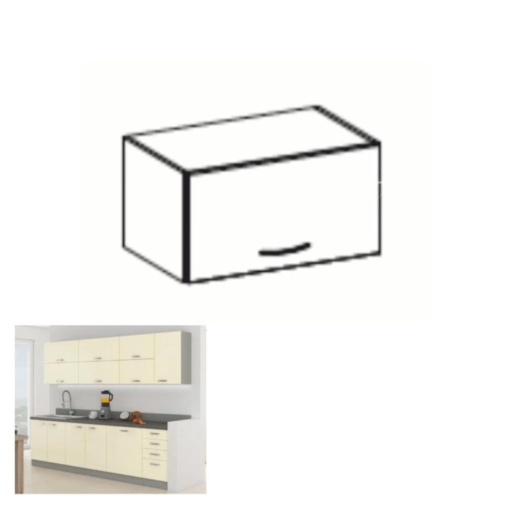 PRADO D bézs mdf felső konyhaszekrény 60cm