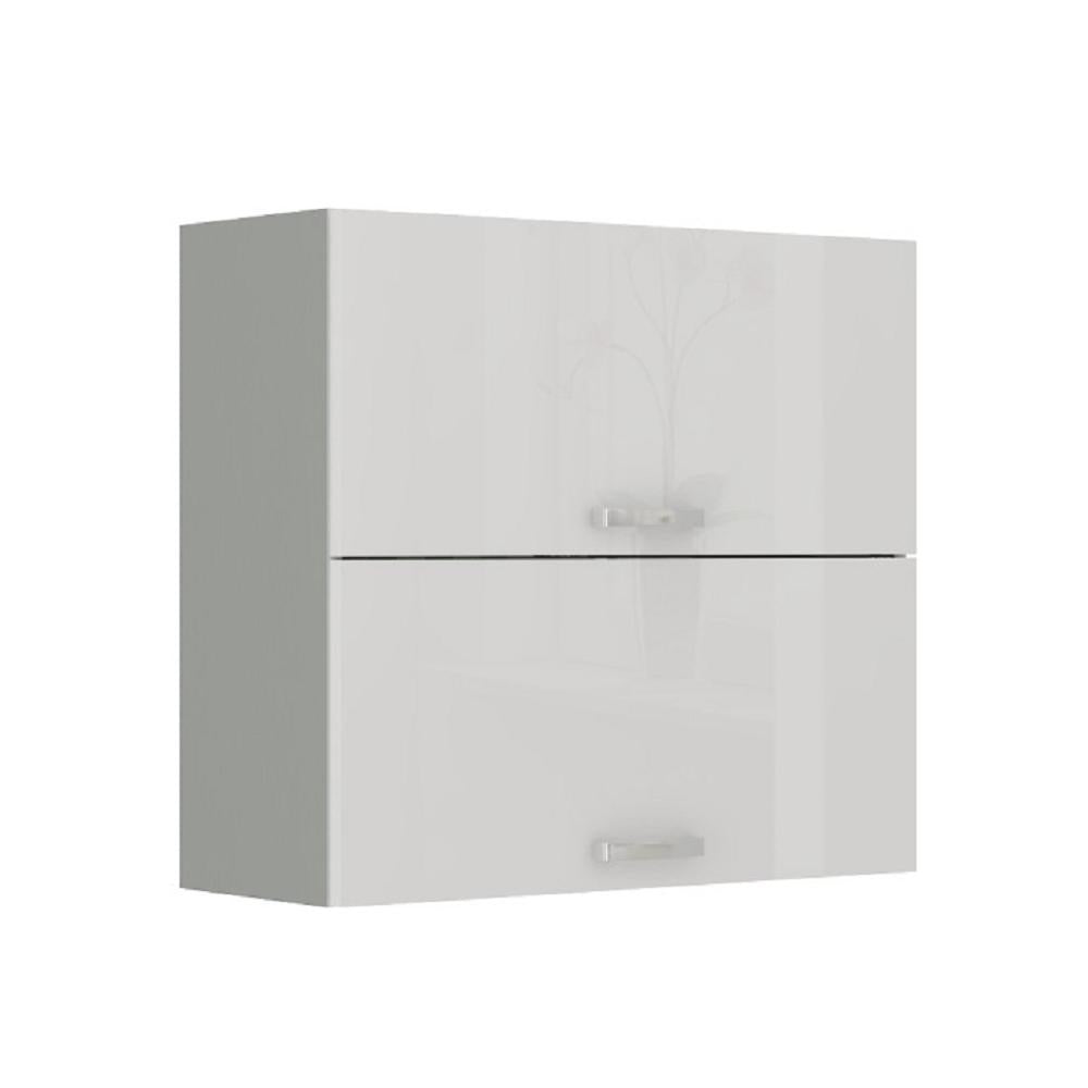 PRADO fehér mdf felső konyhaszekrény 80cm