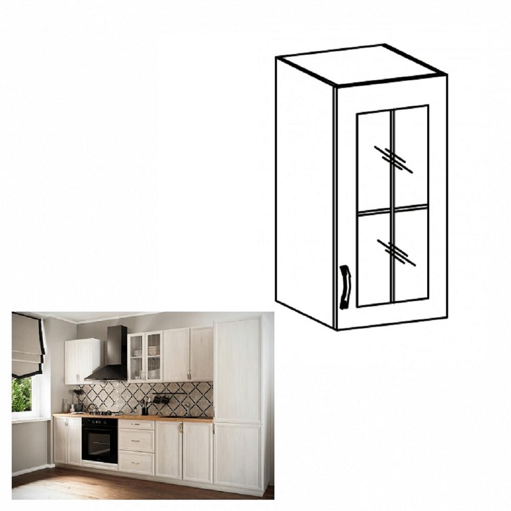 SICILIA B fehér mdf felső konyhaszekrény jobbos 40cm