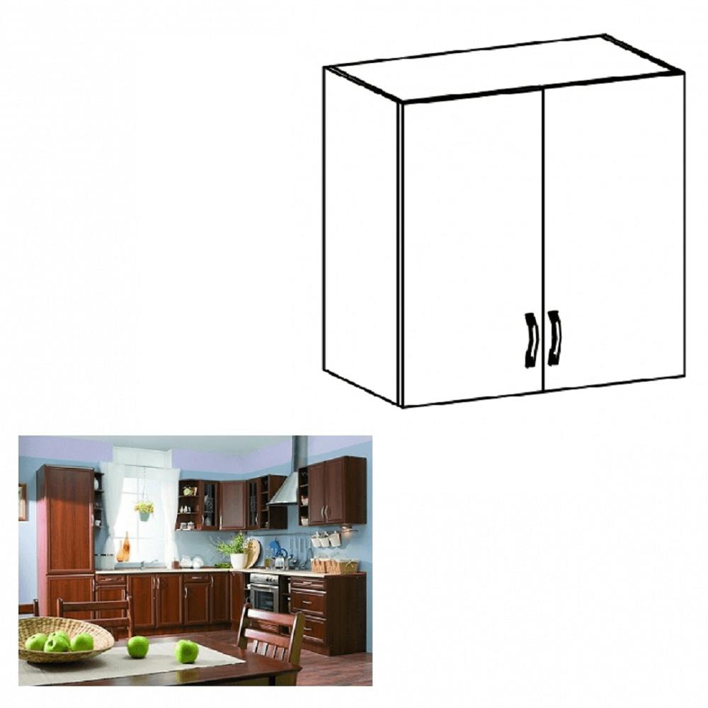 SICILIA barna mdf felső konyhaszekrény 60cm